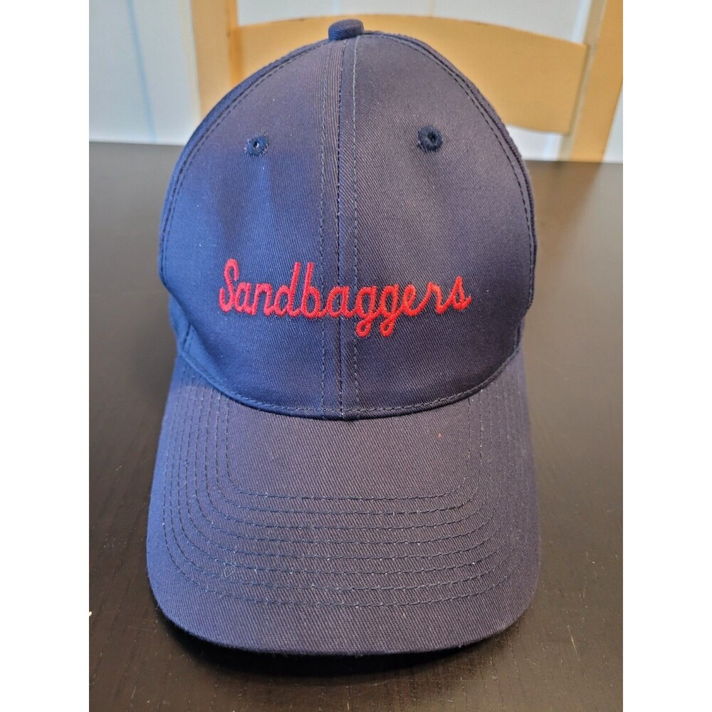 Sandbaggers Golf Hat Red Navy Blue Snapback Cap Adjustable THE GAME Golfing